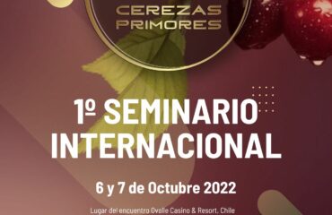Exponentes del rubro de la cerezas se reunirán en el Primer seminario internacional de Cerezas Primores en Chile